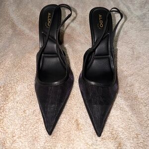 ALDO Evania SZ 11 | Slingback Pointed Toe Pump Heel